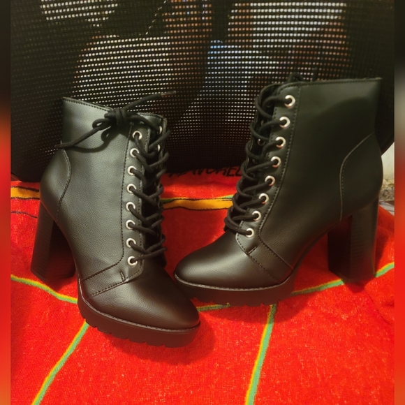 Primark Shoes - Primark Women's Black Leather Boots  Size 7